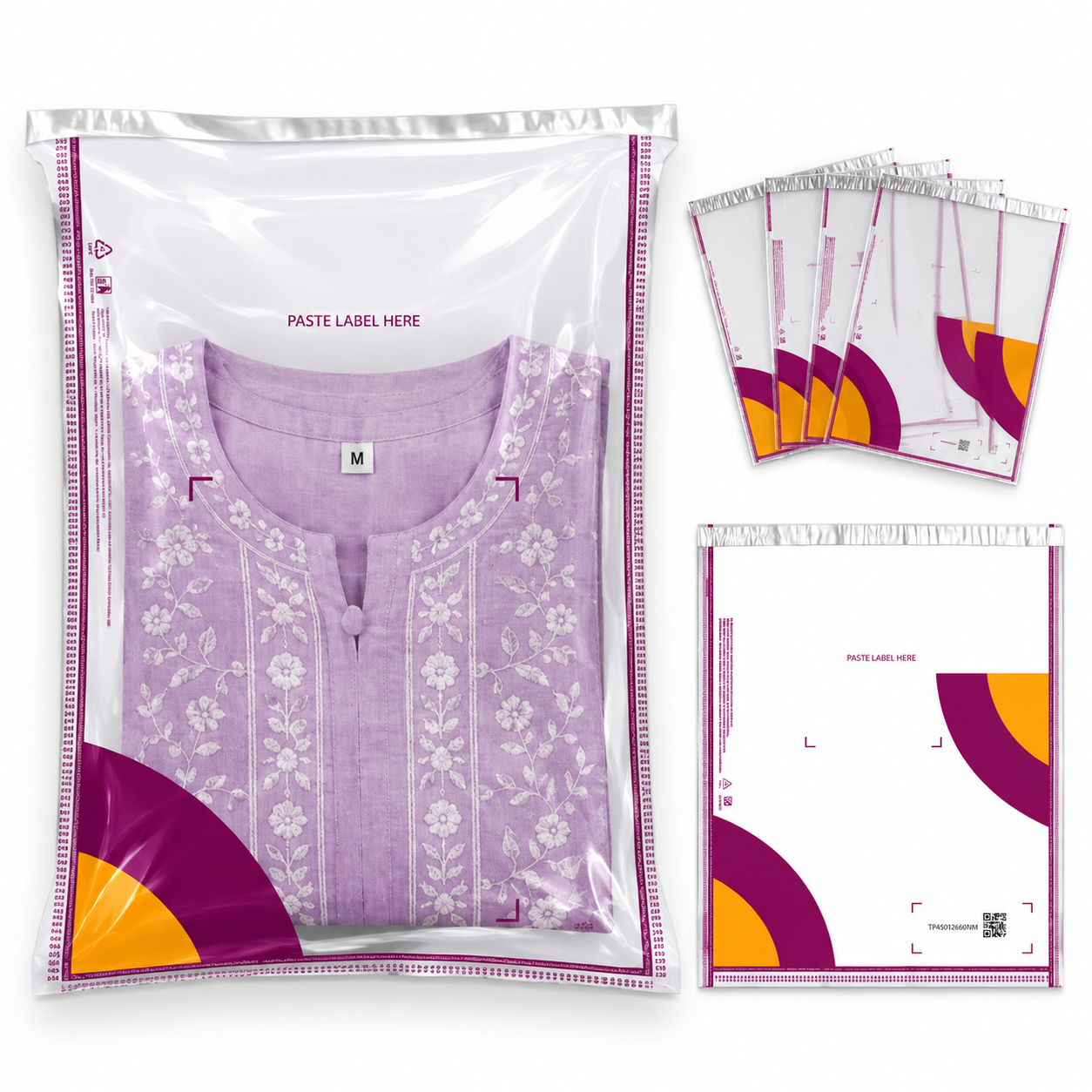 Meesho Poly Transparent Courier Bags